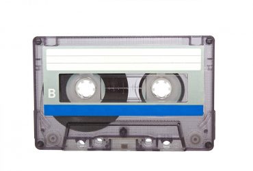 Cassette on a white background