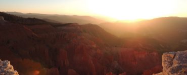 "Sunset Over Cedar Breaks". Cedar Breaks National Monument, National Park Service, public domain.