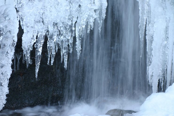 "Cascade in Winter". Credit: Shenandoah National Park, National Park Service, public domain.