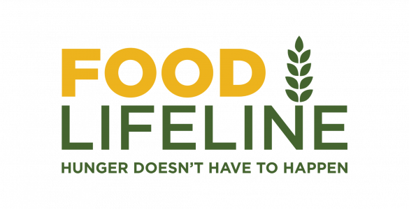 Food Lifeline logo with the words "hunger doesn't have to happen" below
