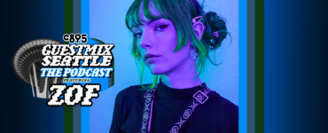 An image of ZOF with the words Guest Mix Seattle: The Podcast feauring ZOF" with an image of the Space Needle