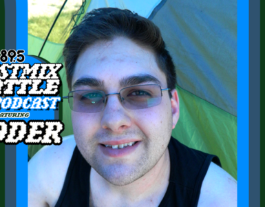 An image of Kidder with the words "Guest Mix Seattle: The Podcast feauring Kidder with an image of the Space Needle