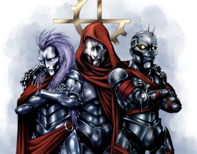 The album cover for Electronic Saviors