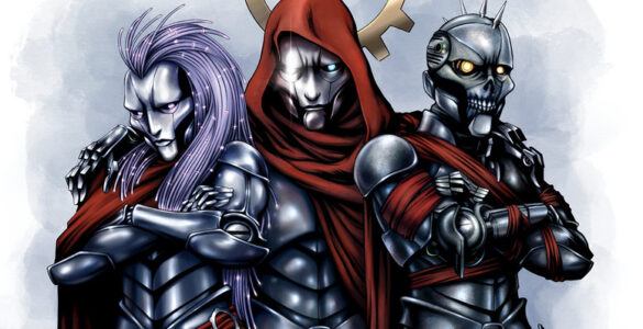 The album cover for Electronic Saviors
