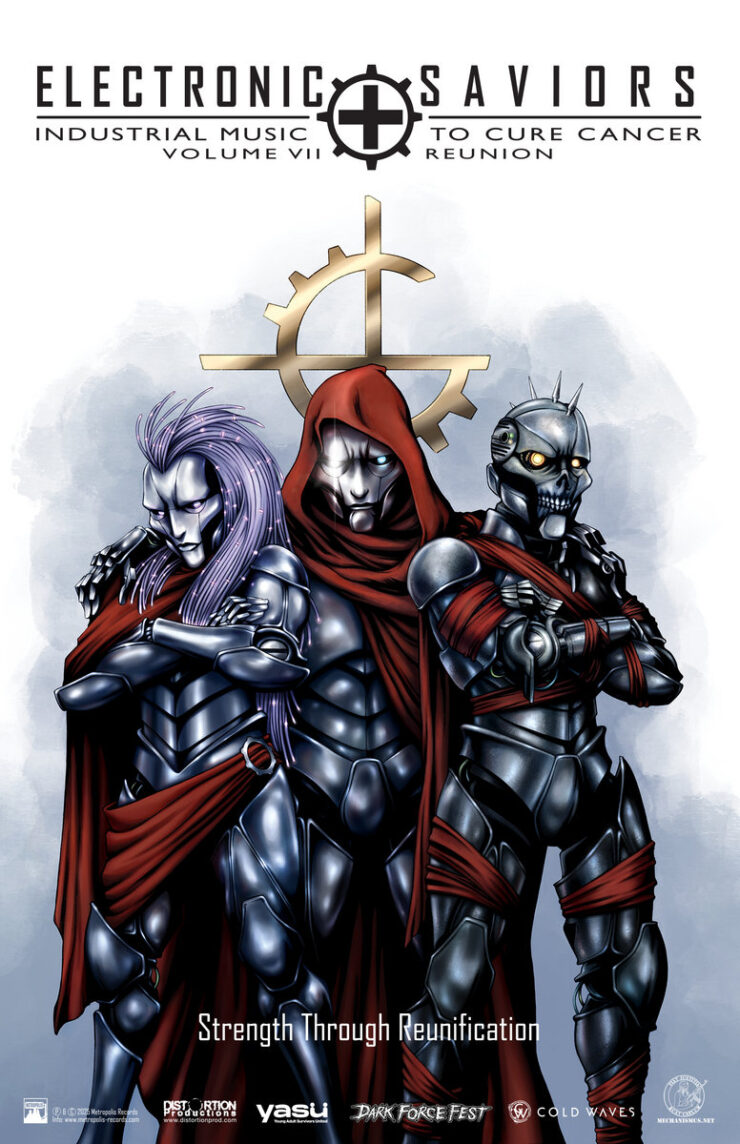 The album cover for Electronic Saviors