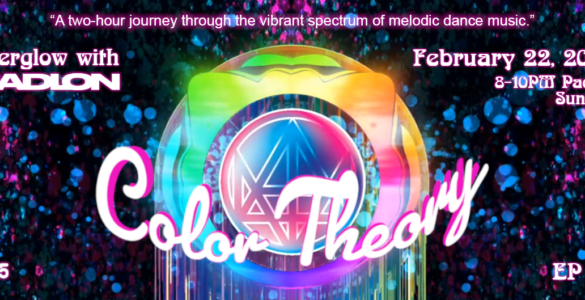 A colorful circle with the words "Color Theory"