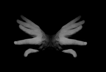 A screengrab from the music video for "Tosca's Kiss" by Pig