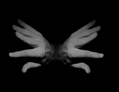 A screengrab from the music video for "Tosca's Kiss" by Pig