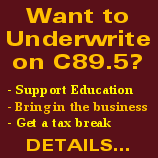 Underwrite on C89.5fm